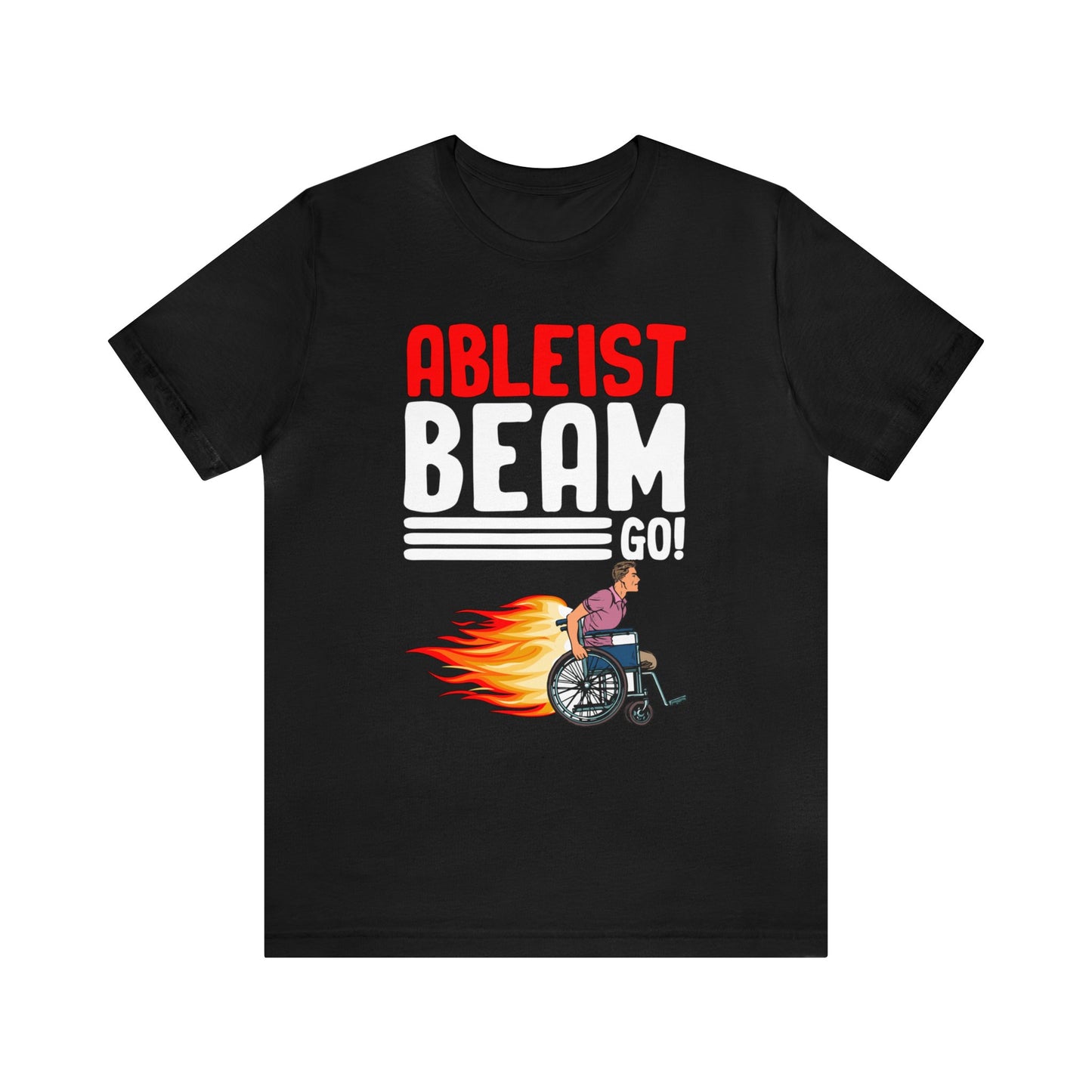 Ableist Beam Go unisex-tshirt